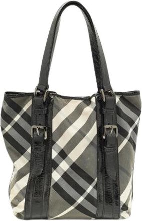 Burberry Pre-owned Tote Bags, female, Multicolor, Size: ONE SIZE Pre-owned Denim Shoulder Bag