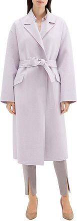 Theory Robe Wool & Cashmere-Blend Coat