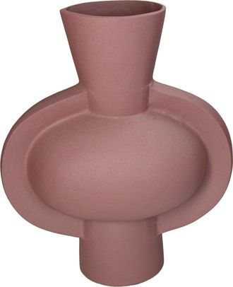 Schubiger M&ouml;bel Vase Aluminium, Mauve H: 40 cm