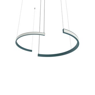 Lumicom Half Lampara De Techo Lineal X2 Monocolor Mate