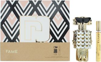 Paco Rabanne Womens Fame Eau de Parfum 80ml + Travel Spray 10ml Gift Set for Her - One Size