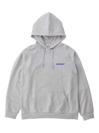 Gramicci snail-graphic hoodie - men - Fabric - L - Grey