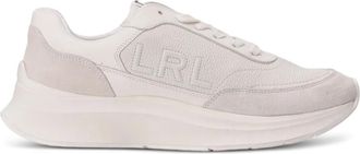 Lauren Ralph Lauren Leren su&egrave;de sneakers - Wit