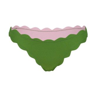 Marysia Swim Bikinis, female, Green, L, Scalloped Green Bikini Bottom