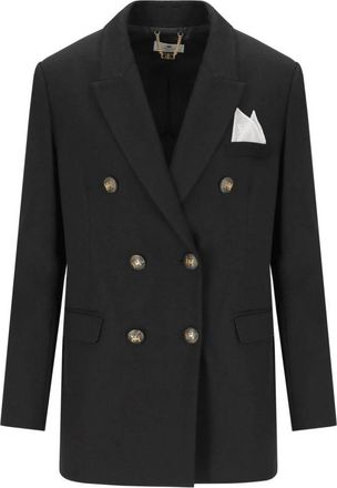 Elisabetta Franchi Mujer, Chaquetas, Negro, Talla: XS