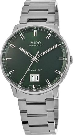 Mido Commander Big Date Green Dial Steel Mens Watch M021.626.11.091.00