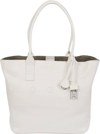 Hogan Tote Bags, female, White, Size: ONE SIZE Shoulder Bags