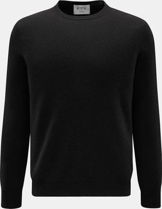 FTC Men - Cashmere crew neck jumper dark brown
