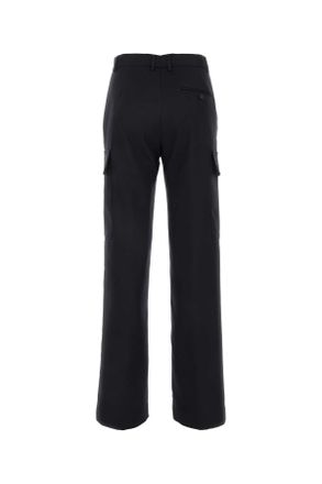Stella McCartney Middernacht Blauwe Alter Mat Cargo Broek