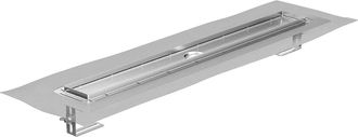 Aco Aco Showerdrain M+ Canaleta De Ducha 600x84mm Sin Desag&uuml;e F.hori Acero Inoxidable Incl. Manguito De Estanqueidad, 9010.87.06