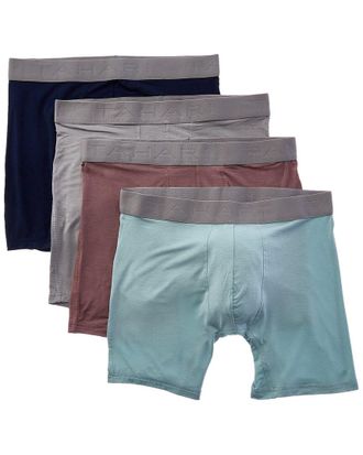 Elie Tahari 4Pk Modern Fit Luxe Micro Ultra Soft Boxer Brief