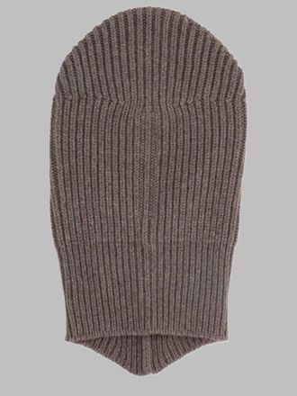 Rick Owens RU02F4490_WSBR34 Cashmere blend Balaclava - Brown