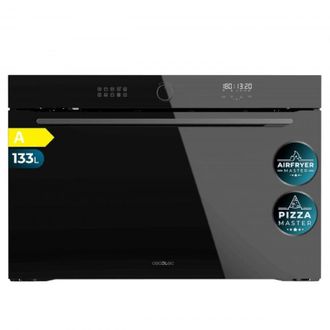 Cecotec Cecotec Bolero Hexa Forno AF319000 Vetro Nero A, Classe A, 133 L, 11 Funzioni con Funzione AIrFryer, Funzione Pizza Master, Assistenza al vapore