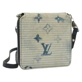 Louis Vuitton Pre-owned Vintage Crossbody Tas - Dames - Pre-owned - Blauw - Maat: ONE Size