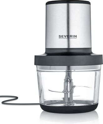 Severin Picadora Universal Severin Km 3867 Negro Mate / Acero Inoxidable / Vidrio 400 W