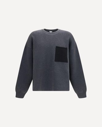 Loewe Anagram cotton-blend Sweatshirt with pocket Male S