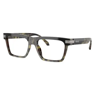 Versace Glasses, unisex, Black, Size: 57 MM Ve3354 Optical Frame
