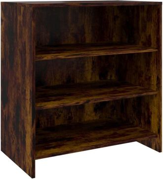 vidaXL Sideboard Smoked Oak 70x40.5x75 cm Engineered Wood Vidaxl