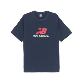 New Balance T Shirts Blue