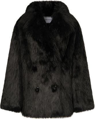 Stand Studio Katalina Faux Fur Short Coat