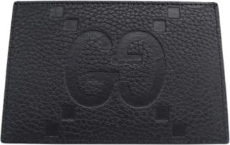 Gucci Pre-owned Card Case - unisex - Vintage Accessoires - Zwart - ONE Size - Leer - Vintage