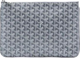 Goyard Pre-owned Clutches, female, Gray, Size: ONE SIZE Pre-owned Senat MM