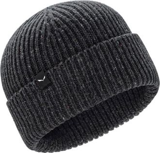 Salewa Re-Zebru Knit Beanie Mütze - Unisex | schwarz/grau