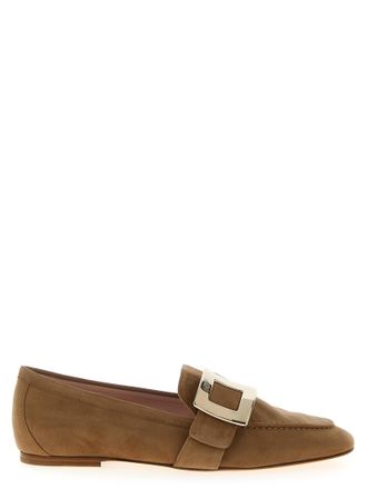 Roger Vivier Womens Suede Loafers