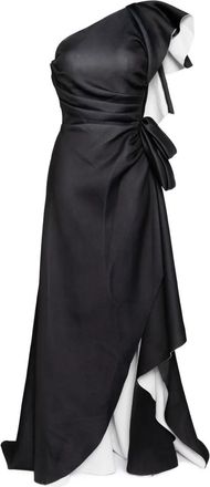 Saiid Kobeisy Double Faced Scuba Long Dress