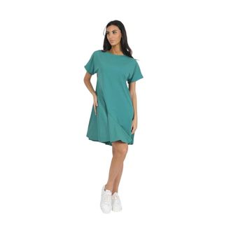 Alpha Studio Elegante Jurk - Dames - Korte kleedjes - Groen - M - Kleedjes
