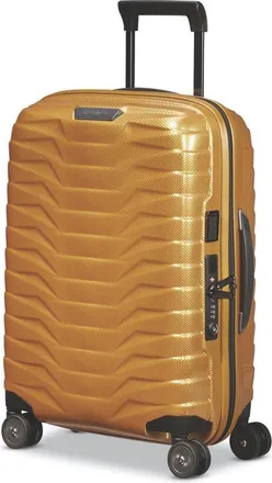 Samsonite Proxis Global Carry-On Hardside TSA Friendly Spinner in Honey Gold at Nordstrom, Size Small