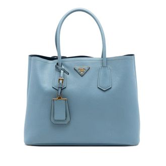 Prada Pre-owned Prada Large Saffiano Cuir Double Satchel Ladies MLWK097GHR7FF4M0