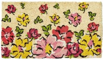 Tag Flower Cascade Coir Mat Multi Coir Everyday,Summer in Beige at Nordstrom, Size Medium