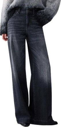 Liu Jo Wide Jeans - Dames - Loose Fit Jeans - Zwart - W29 - Denim - Jeans
