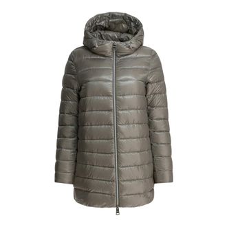 Herno Down Jackets, female, Gray, Size: XS Ultralight Down Jacket