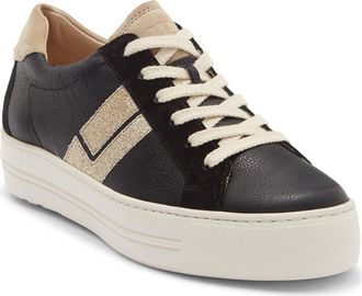 Paul Green Dove Platform Sneaker in Black Combo at Nordstrom Rack, Size 7.5Us / 5Uk