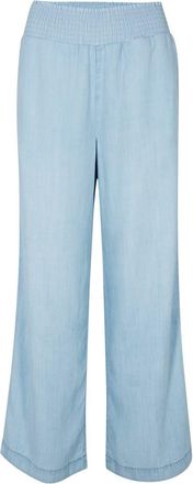 Bella Dahl Womens Smock Waist Trousers in Salt Spray SSWH - Blue - Size 8 UK