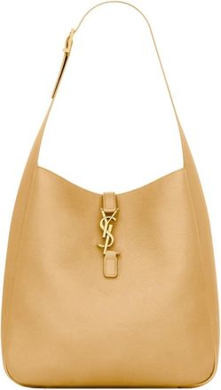 Saint Laurent Le 5 &Agrave; 7 Supple Large - Dames - Schoudertassen - Geel - ONE Size - Leer - Tassen