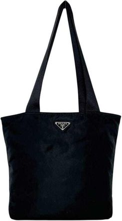 Prada Black Nero Nylon Tote Bag (Pre-Owned)