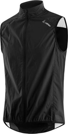 LOEFFLER Bike Vest Comfort Fit WPM Pocket Velogilet f&uuml;r Herren | schwarz