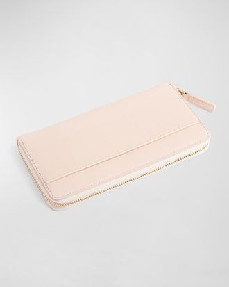 Royce Leather RFID Blocking Continental Wallet, Personalized