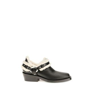 Paco Rabanne Calf Leather Bos Taurus Ankle Womens Boots