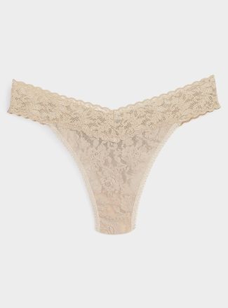 Hanky Panky Womens Stretch lace thong Nylon