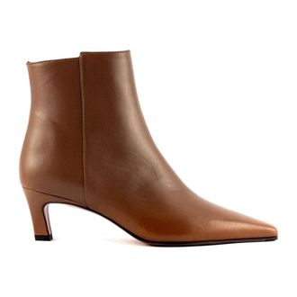 Roberto Festa Milano Mila Light Brown Leather Ankle Boots