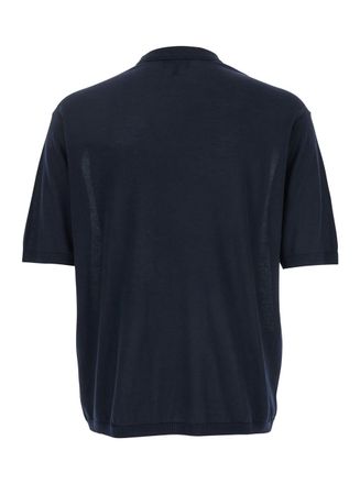 Emporio Armani Crewneck T-shirt With Logo Embroidery Detail