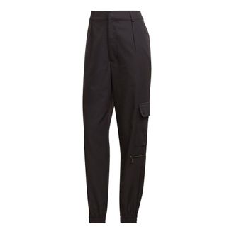adidas Contempo Pants Solid Color Side Elastic Waistband Sports Pants/Trousers/Joggers Black HN5867