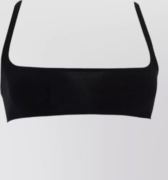 Rick Owens cropped square neck sleeveless top