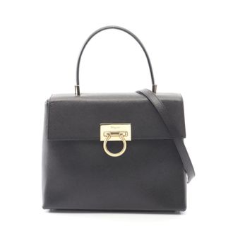 Ferragamo Leather Handbag (Pre-Owned)