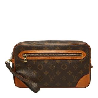 Louis Vuitton unisex, Pre-owned, Bruin, Maat: ONE Size Leer
