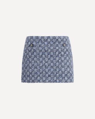 Gucci Gonna GG in tweed Woman 42